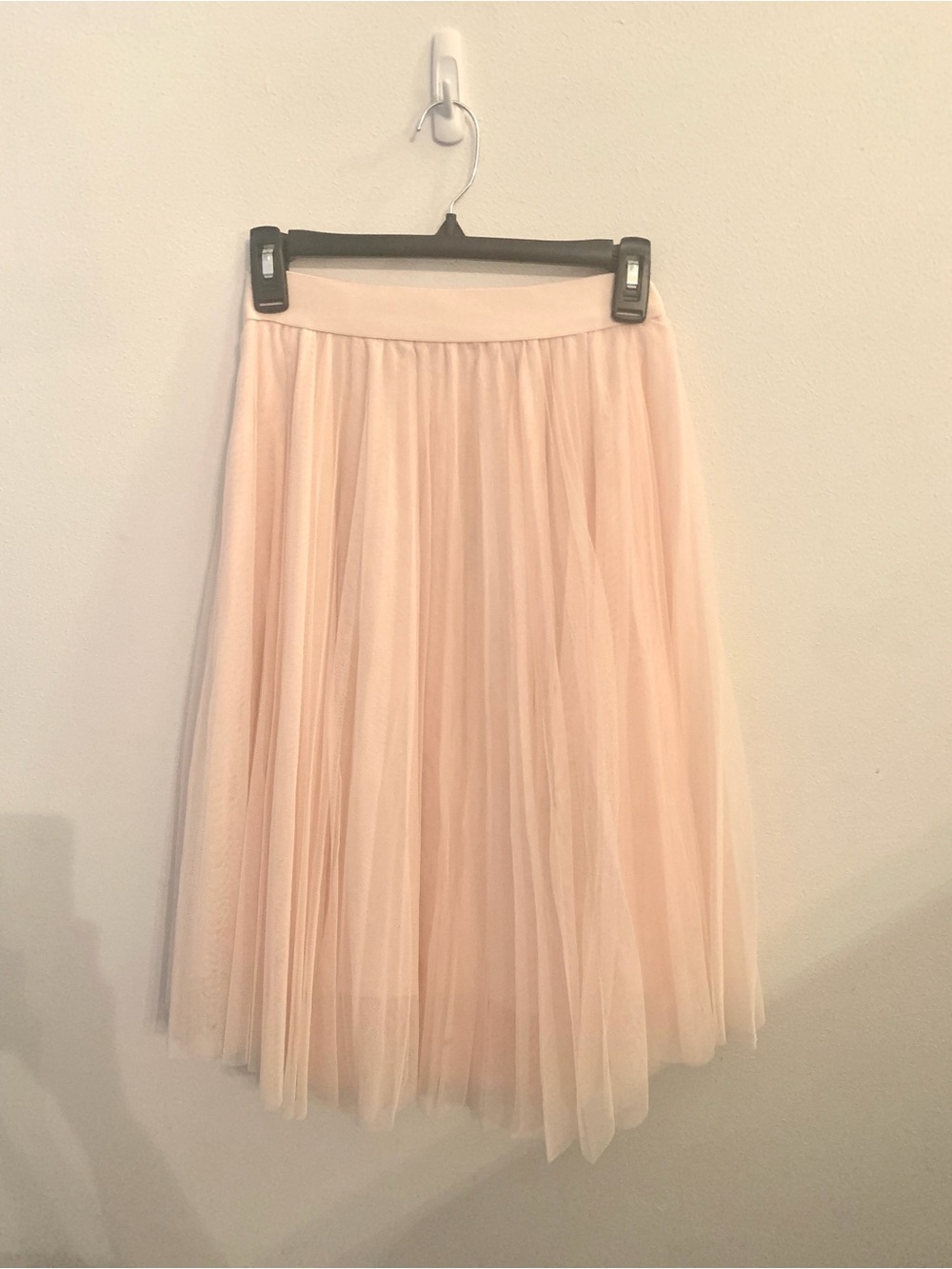 Charlotte Russe Blush Pink Tulle Midi Skirt